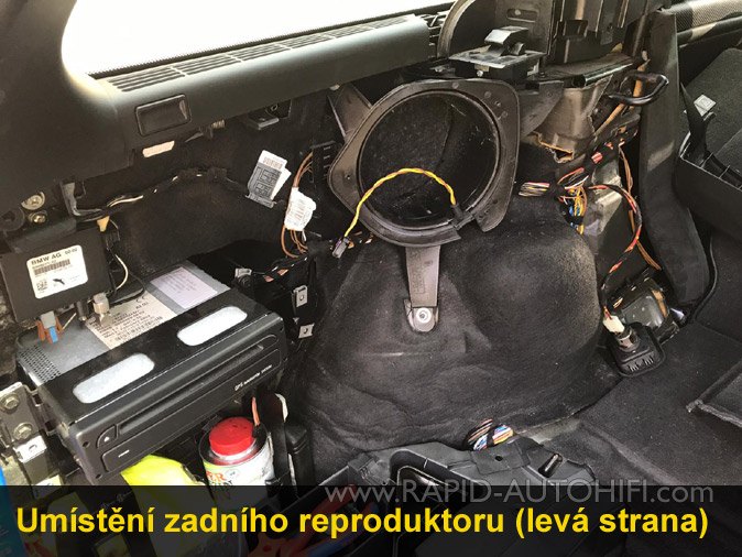Reproduktory BMW E46 Touring ESX SXE62 Zadní s redukcemi