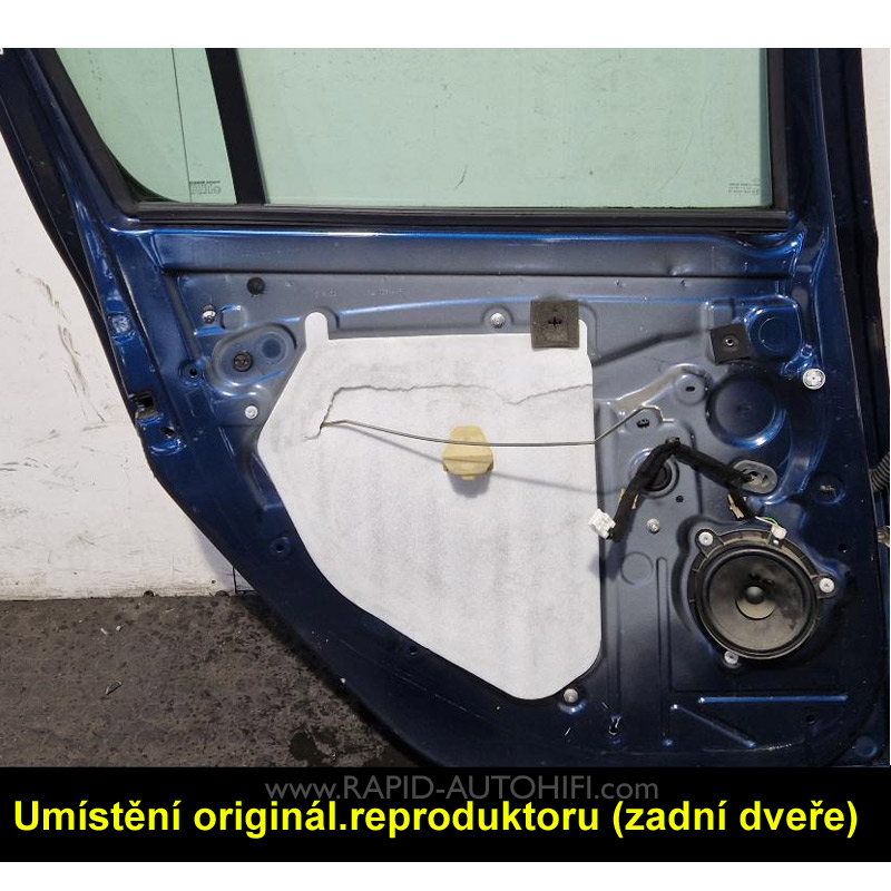 Reproduktory DACIA Sandero 2012-2019 Renegade RX52 Zadní sada s redukcemi
