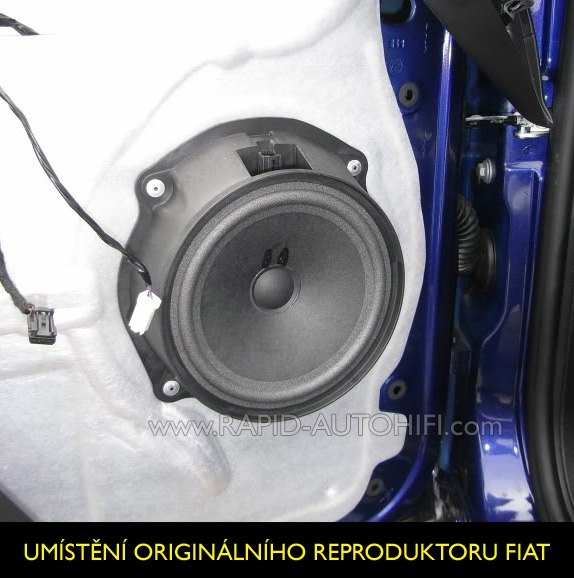 Reproduktory FIAT BRAVO 2007-2015 Renegade RX62 sada s redukcemi