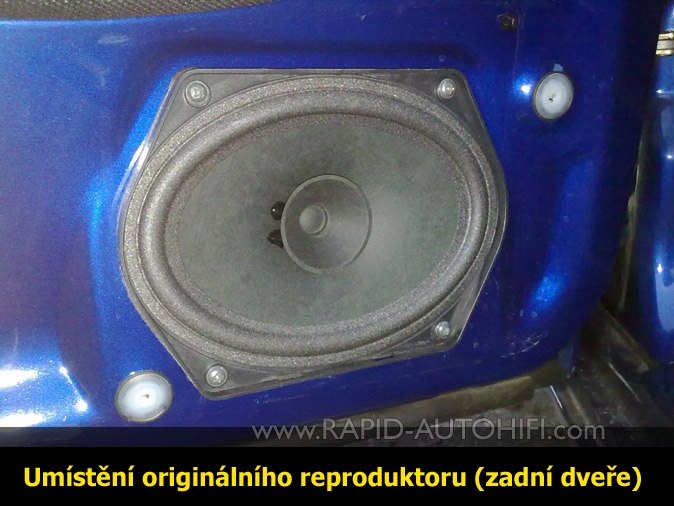 Reproduktory FIAT Multipla ESX HZ572 zadní s redukcemi