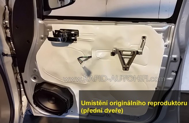 Reproduktory NISSAN Pathfinder 2005-2012 Renegade RX693 Přední s redukcemi