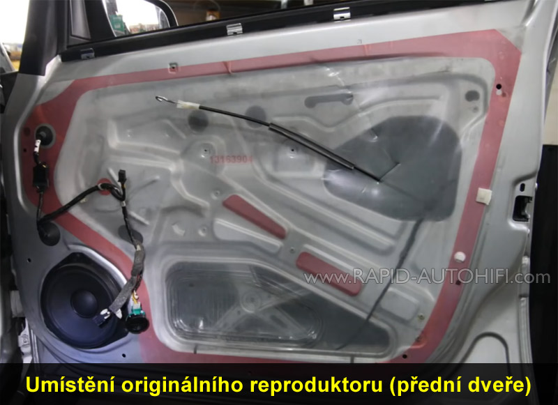 Reproduktory OPEL ASTRA H ESX SXE62 Přední s redukcemi