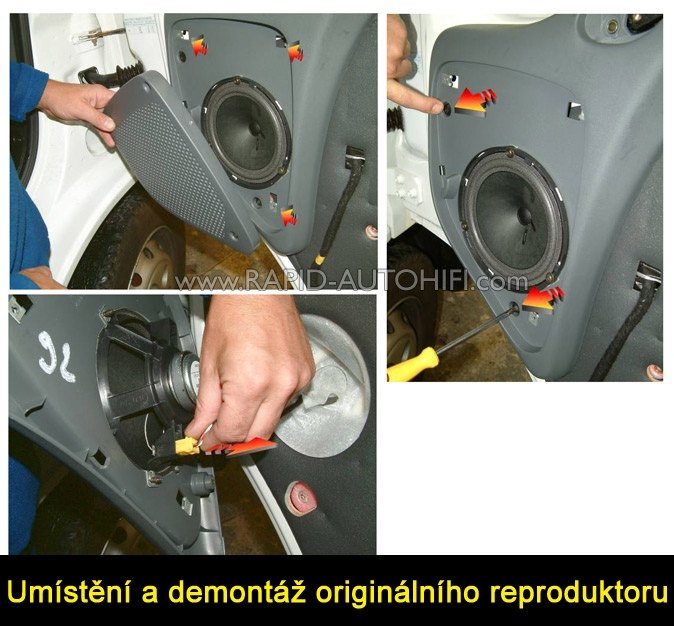 Reproduktory PEUGEOT Boxer 2002-2006 Crunch DSX62 s redukcemi