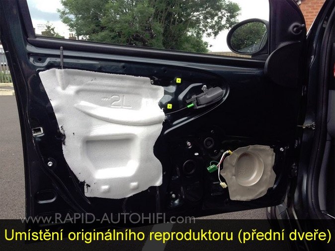 Reproduktory PEUGEOT 107 ESX SXE62 s redukcemi