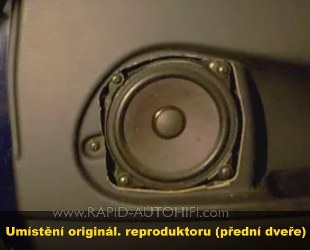 Reproduktory VOLVO V40 S40 1995-2004 Renegade RX52 Přední s redukcemi