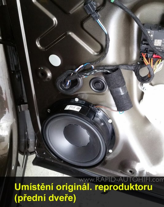 Reproduktory SEAT Alhambra VW Sharan od 2010 ESX SXE6.2W přední s redukcemi