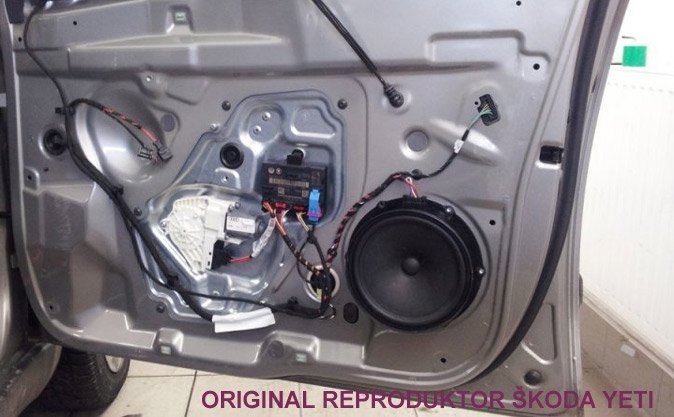 Reproduktory ŠKODA YETI Renegade RX830 Přední s redukcemi