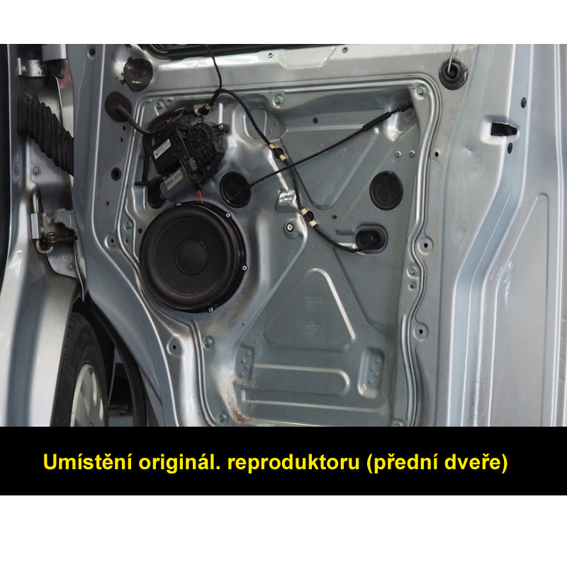Reproduktory VW Transporter T6 Renegade RX62 s redukcemi