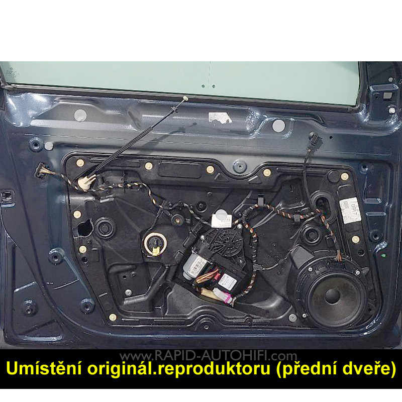 Reproduktory VW Golf 6 ESX SXE6.2W s redukcemi
