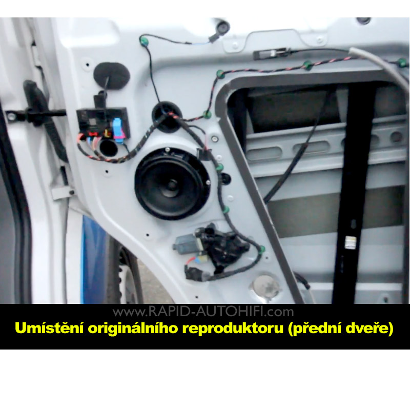 Reproduktory VW Crafter od 2017 ESX HZ62 s redukcemi