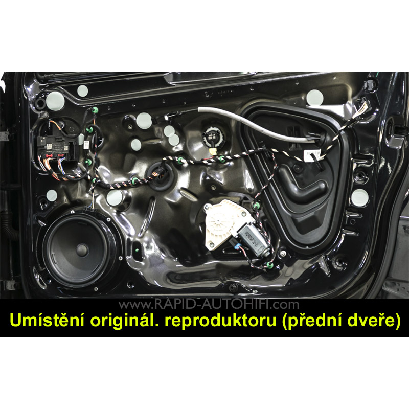 Reproduktory VW PASSAT B8 ESX HZ6.2W Přední s redukcemi