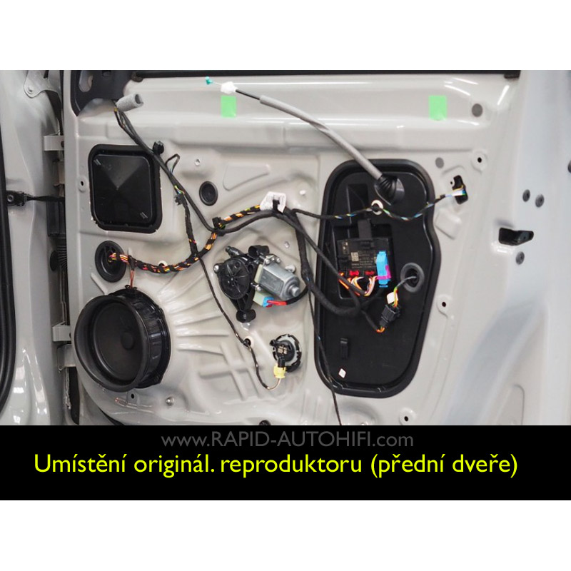 Reproduktory ŠKODA OCTAVIA III. ESX HZ62 s redukcemi