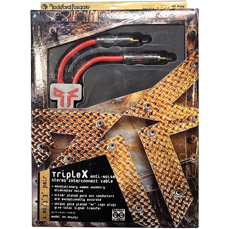 Signálový kabel Rockford Fosgate RP4251 TripleX délka 100 cm
