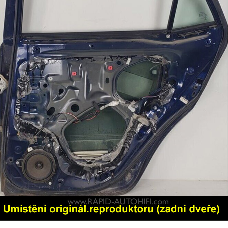 Reproduktory TOYOTA Auris E150 ESX HZ62 s redukcemi