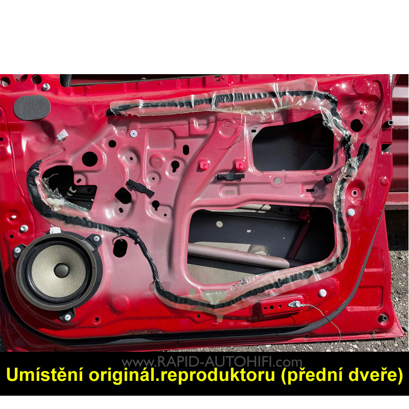 Reproduktory TOYOTA Yaris 2011-2019 Crunch DSX62 s redukcemi