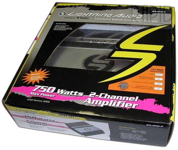 Zesilovač LIGHTNING AUDIO B4.250.2 