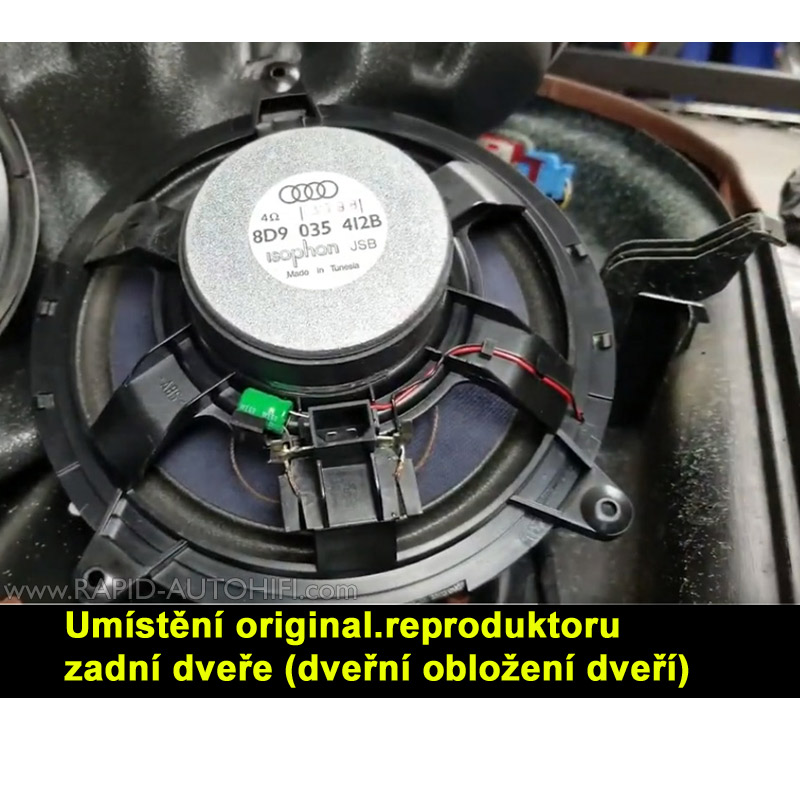 Reproduktory AUDI A4 B5 ESX SXE6.2W Zadní s redukcemi