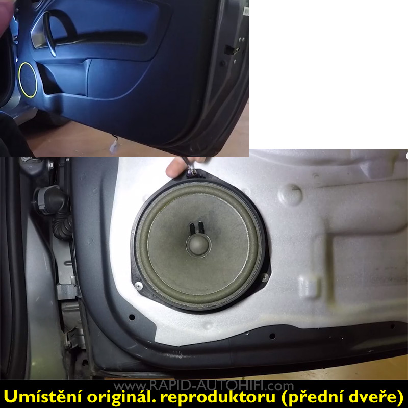 Reproduktory ALFA ROMEO MiTo ESX HZ6.2W s redukcemi