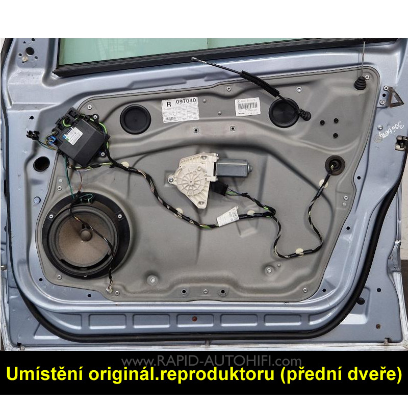 Reproduktory MERCEDES-BENZ B W245 ESX SXE6.2W Přední s redukcemi