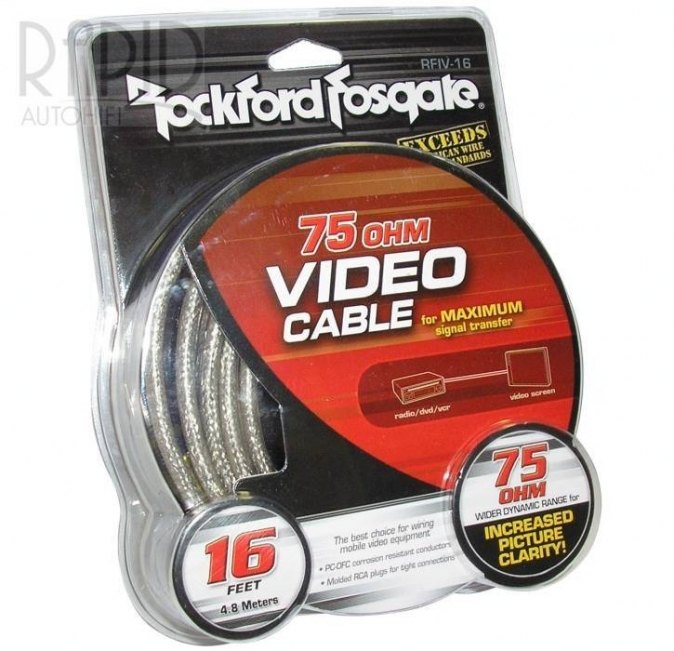 Video kabel Rockford Fosgate RFIV-16 délka 480 cm