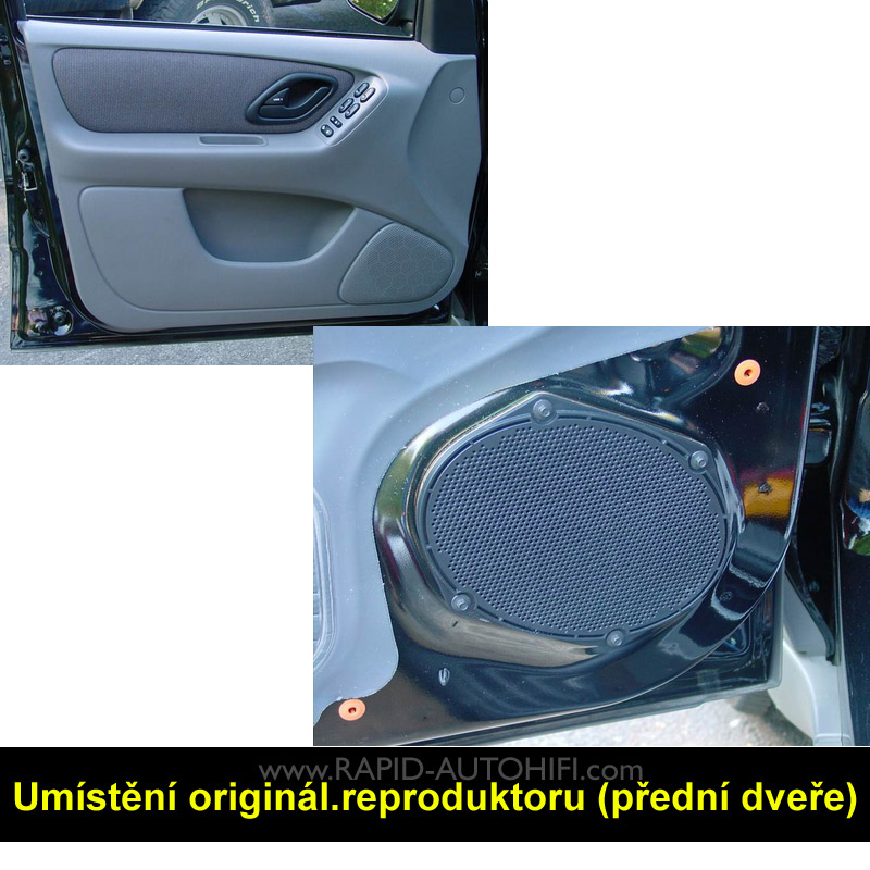 Reproduktory FORD Maverick 2000-2007 Crunch DSX62 s redukcemi 