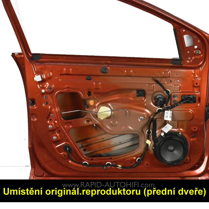 Reproduktory DACIA Jogger Crunch DSX62 Předni+Zadní Sada s redukcemi