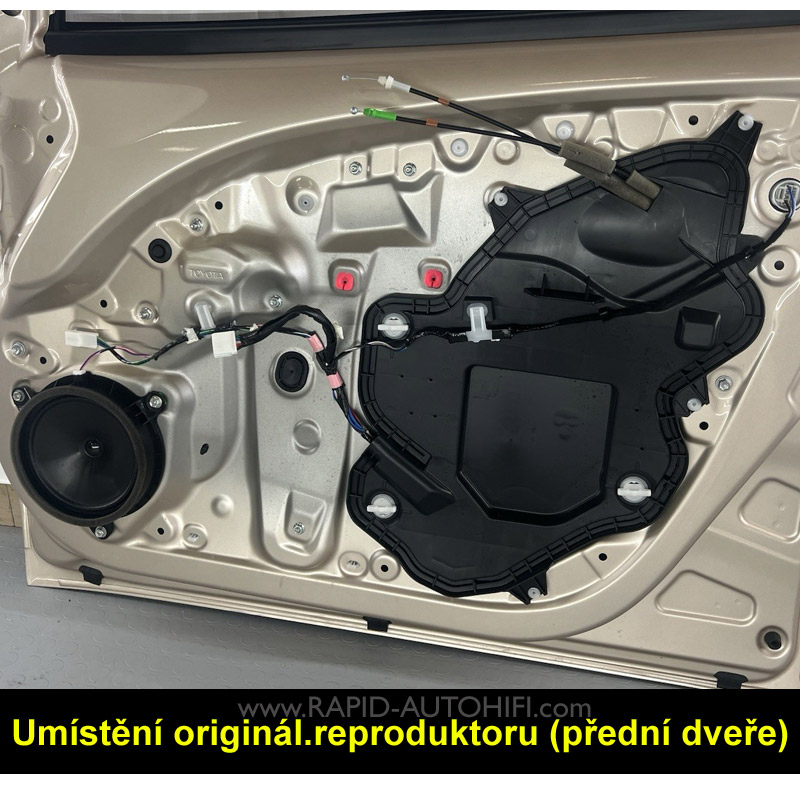 Reproduktory TOYOTA Aygo X ESX HZ6.2W s redukcemi