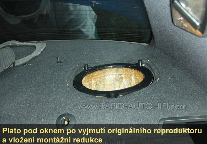 Reproduktory BMW E46 ESX HZ52 Zadní s redukcemi