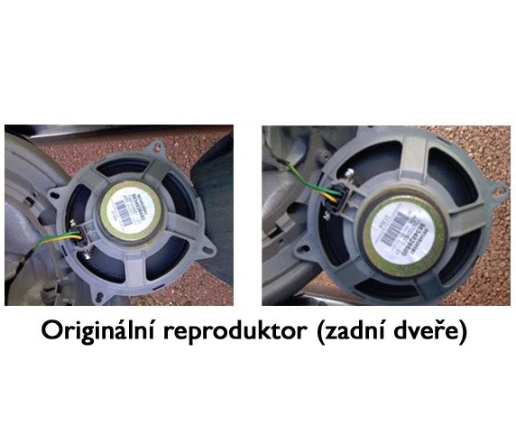Reproduktory CITROEN Xsara Renegade RX52 Zadní sada s redukcemi