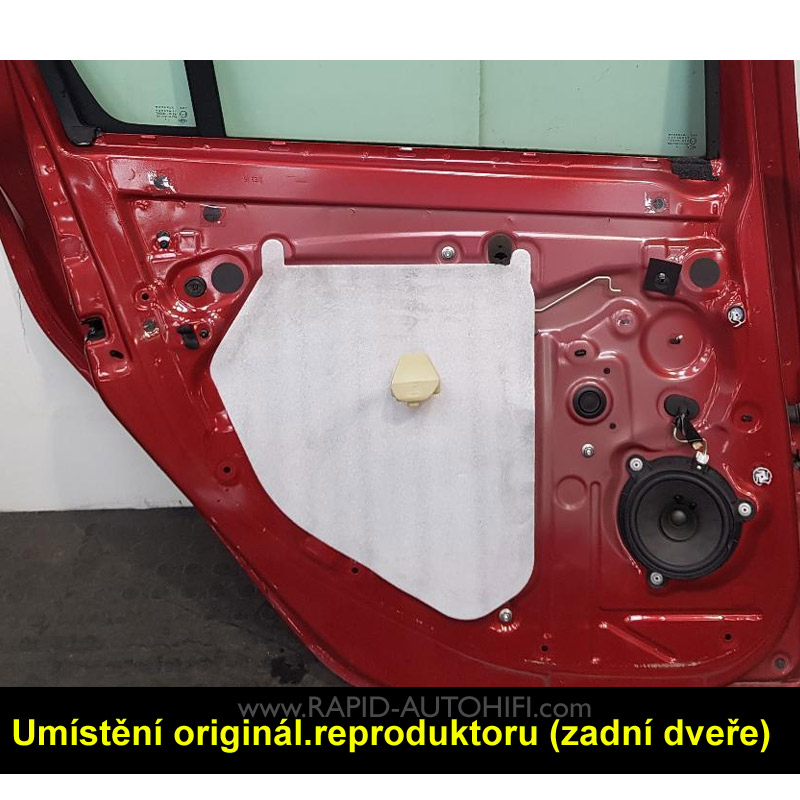 Reproduktory DACIA Logan 2012-2019 ESX HZ62 HZ52 Přední+Zadní sada s redukcemi