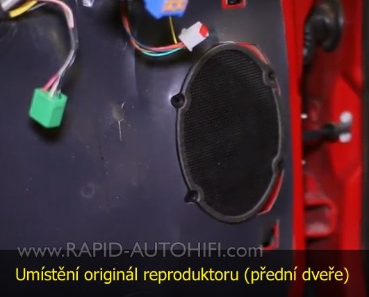 Reproduktory FORD F-250 FORD F-350 1999-2007 Rockford Fosgate T1682 s redukcemi