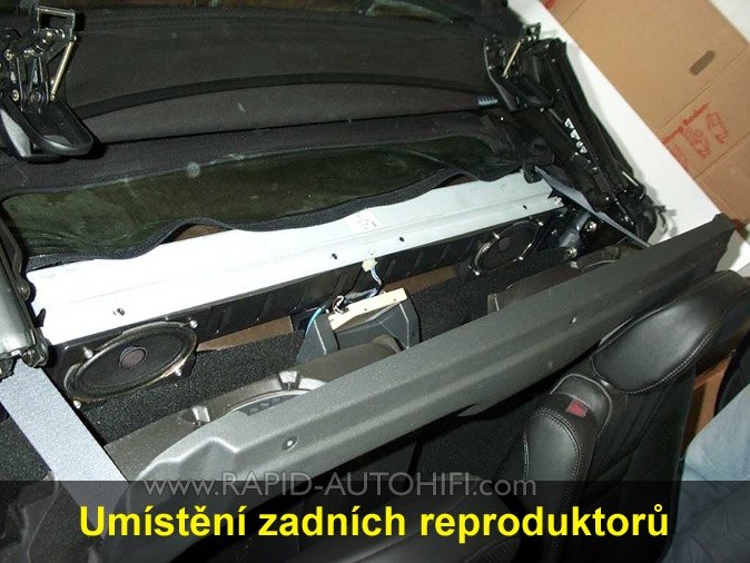 Reproduktory MG F MG TF Rockford Fosgate P1462 zadní