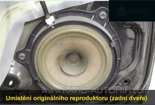Reproduktory NISSAN Primera P12 Renegade RX62 sada s redukcemi