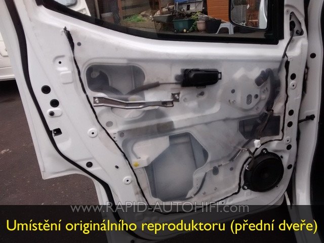 Reproduktory NISSAN NV200 NV400 ESX SXE62 sada s redukcemi