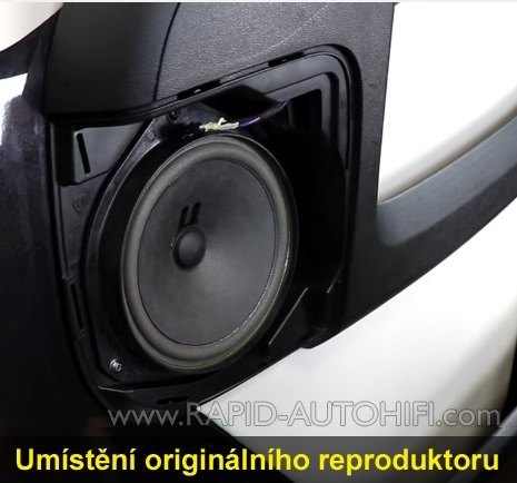 Reproduktory PEUGEOT Boxer od 2006 ESX SXE62 s redukcemi