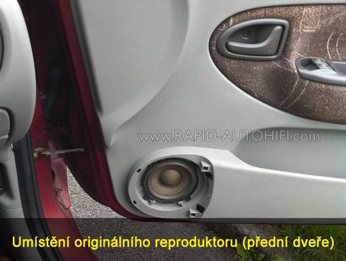 Reproduktory RENAULT Scenic ESX HZ52 Přední s konektory