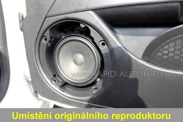 Reproduktory SEAT Leon 2005-2012 Renegade RX62 s redukcemi