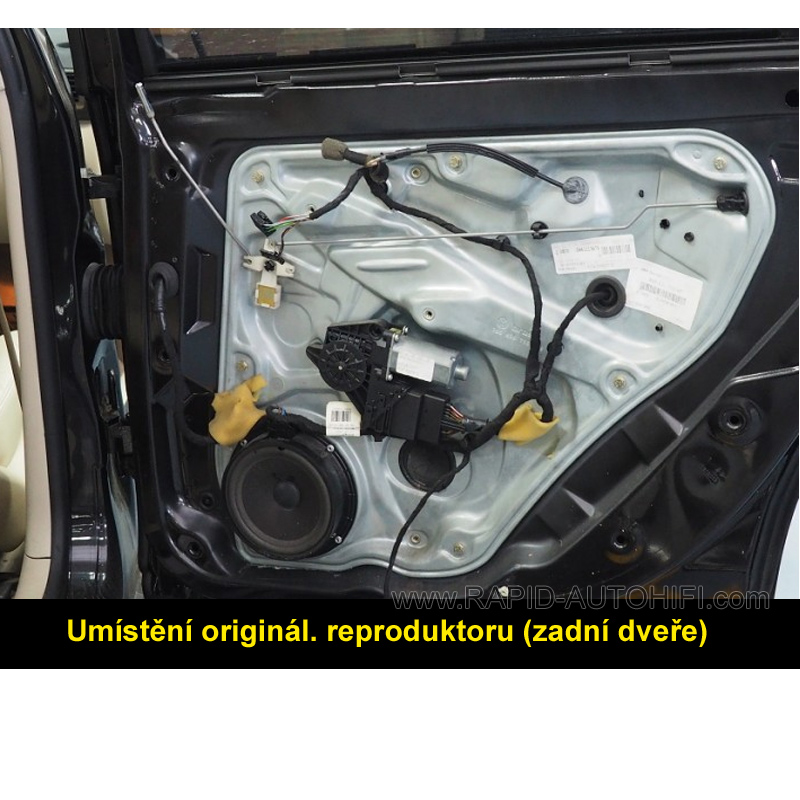 Reproduktory ŠKODA SUPERB I. Renegade RX830 Přední s redukcemi