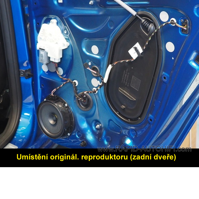 Reproduktory ŠKODA Fabia III. ESX SXE6.2W s redukcemi