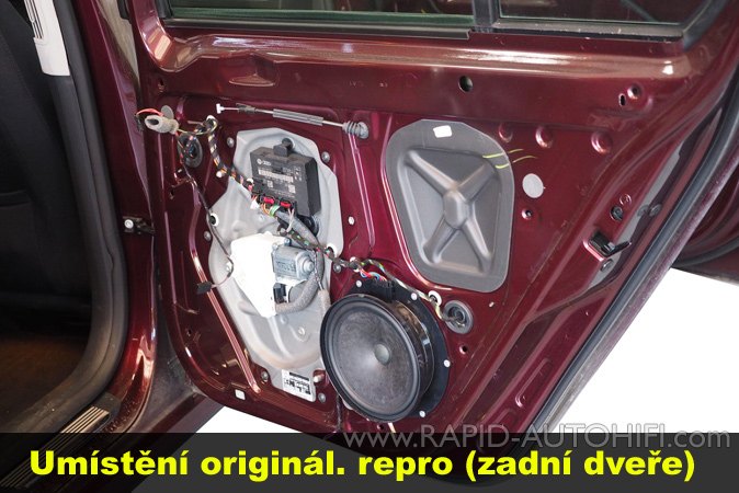 Reproduktory ŠKODA Superb II. ESX SXE6.2W s redukcemi
