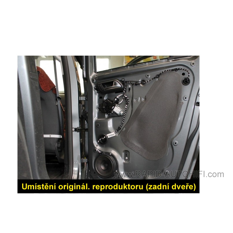 Reproduktory VW Amarok Renegade RX62 s redukcemi