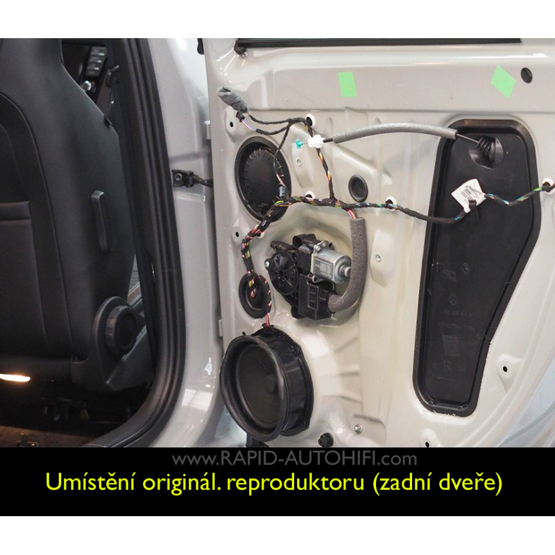 Reproduktory ŠKODA OCTAVIA III. ESX SXE62 s redukcemi