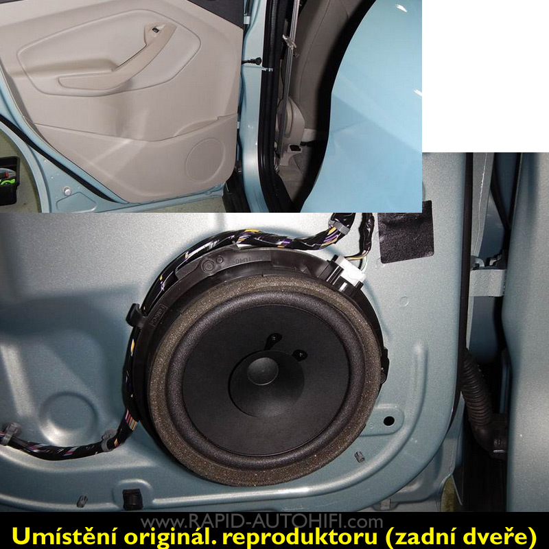 Reproduktory FORD C-MAX 2010-2019 ESX SXE6.2W s redukcemi