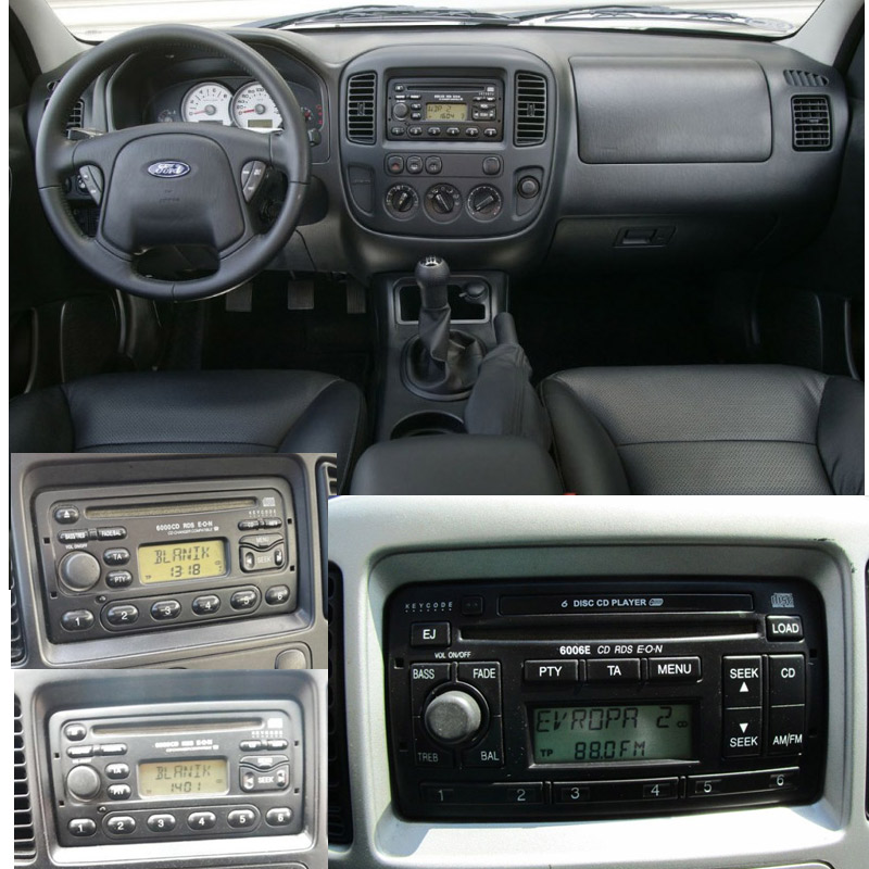 Autorádio FORD Maverick 2000-2007 JVC KD-X382BT Bluetooth s instalační sadou