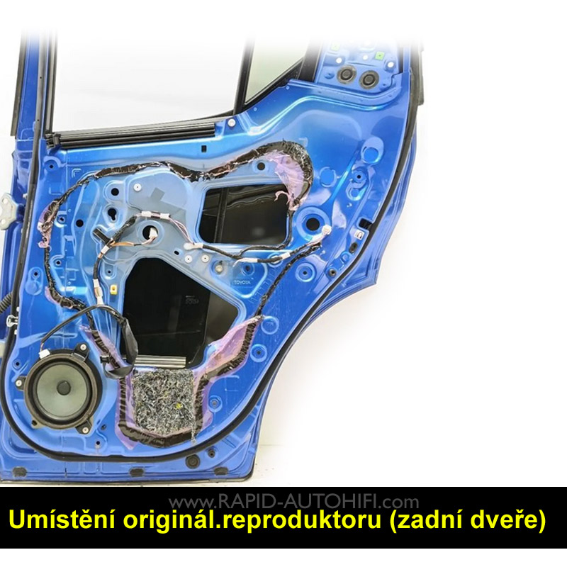 Reproduktory TOYOTA C-HR ESX SXE62 s redukcemi