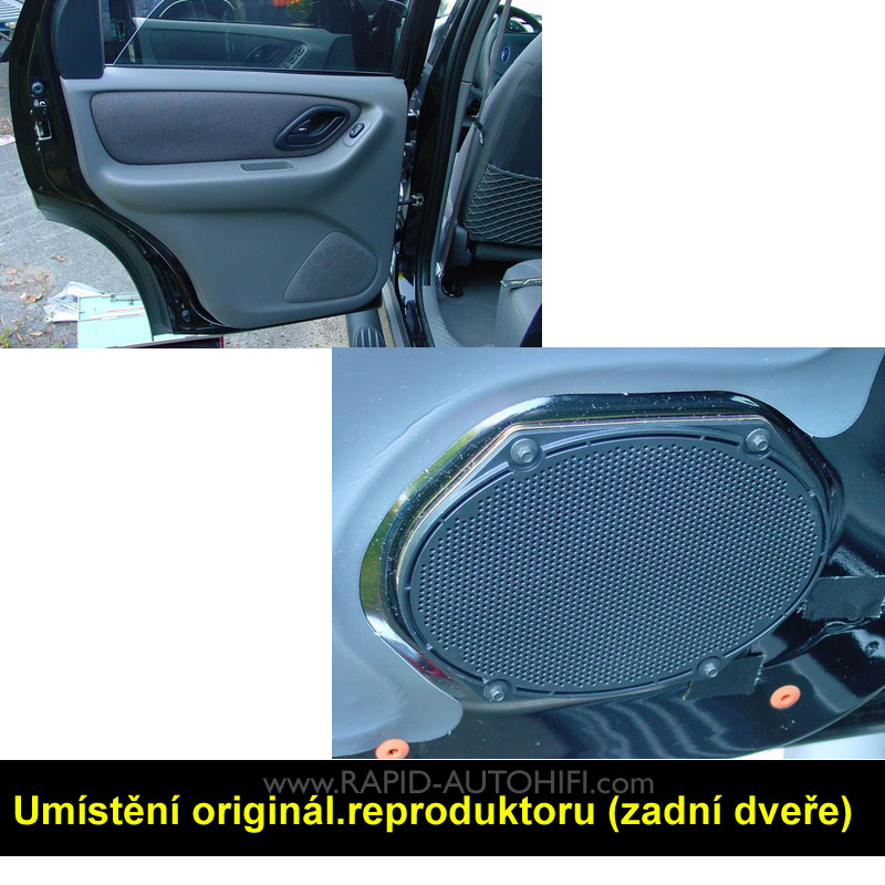 Reproduktory FORD Maverick 2000-2007 ESX HZ62 s redukcemi 