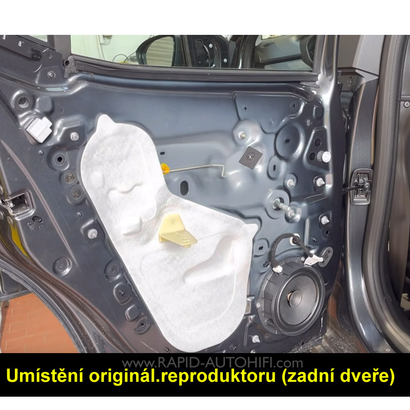 Reproduktory DACIA Logan od 2020 Crunch DSX62 Sada s redukcemi