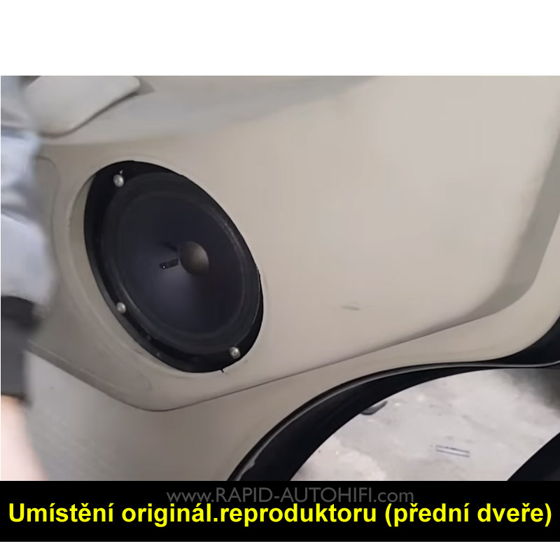 Reproduktory VW T4 Caravelle a Multivan Crunch DSX62 Přední s redukcemi