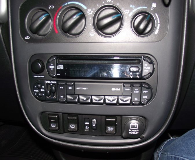 Rámeček autorádia JEEP CHRYSLER DODGE Sada s konektorem do 2002