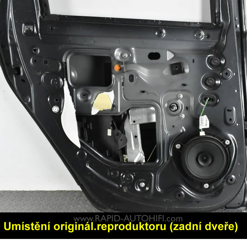 Reproduktory DACIA Duster 2017-2024 Crunch DSX62 sada s redukcemi